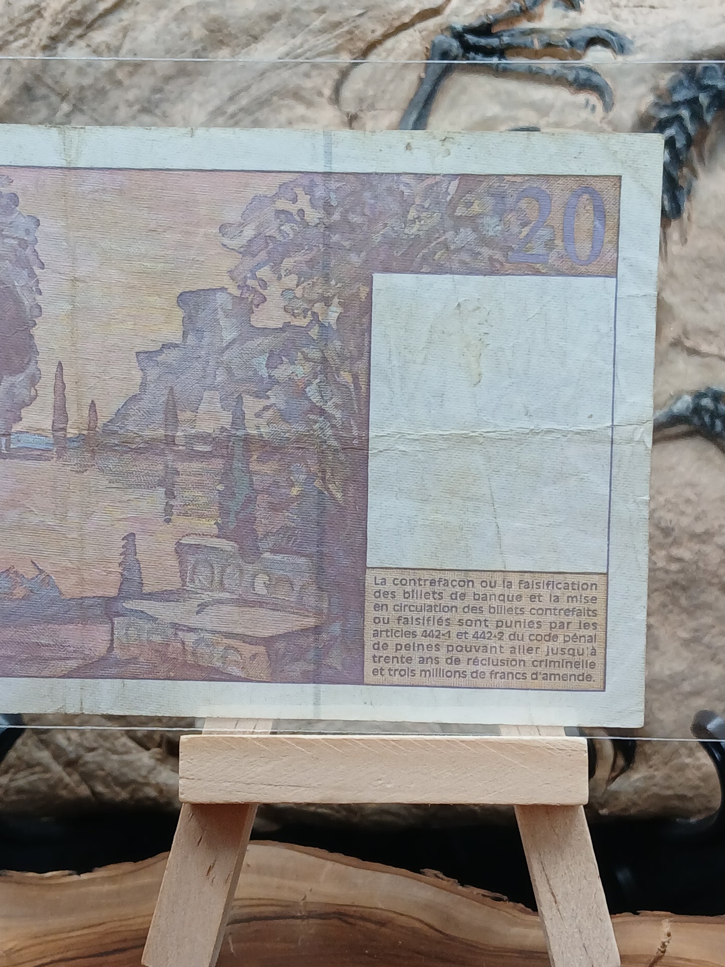 20 francs.  France.  1997