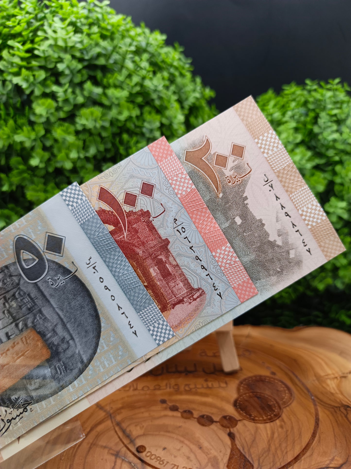 3 Syrian banknotes 2021 ( Last 3 matching digits )