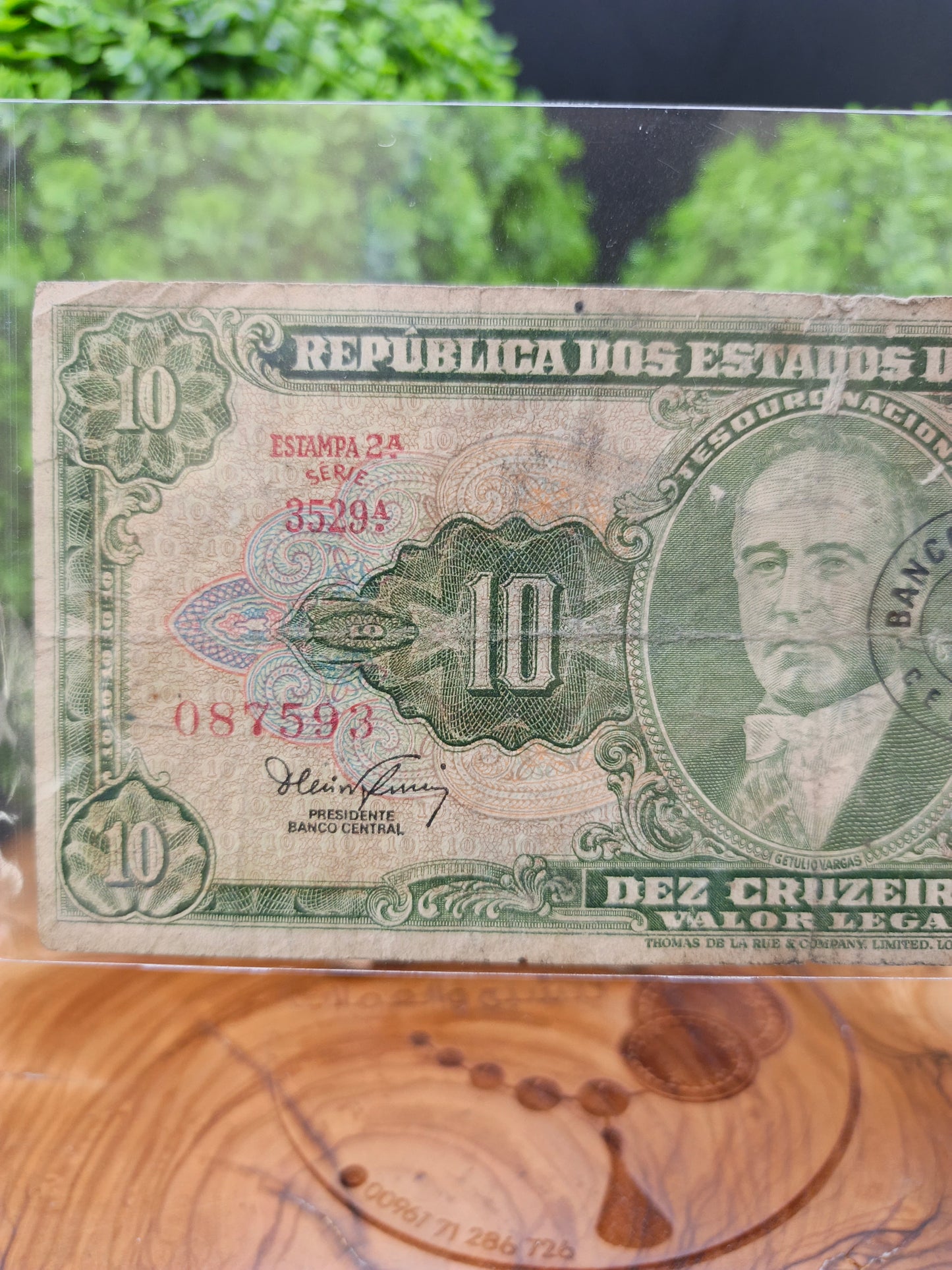 10 Cruzeiros . Brazil.  1948 - 1967