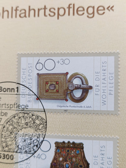 Masterpieces of Gold and Silver: 1987 Welfare Stamps