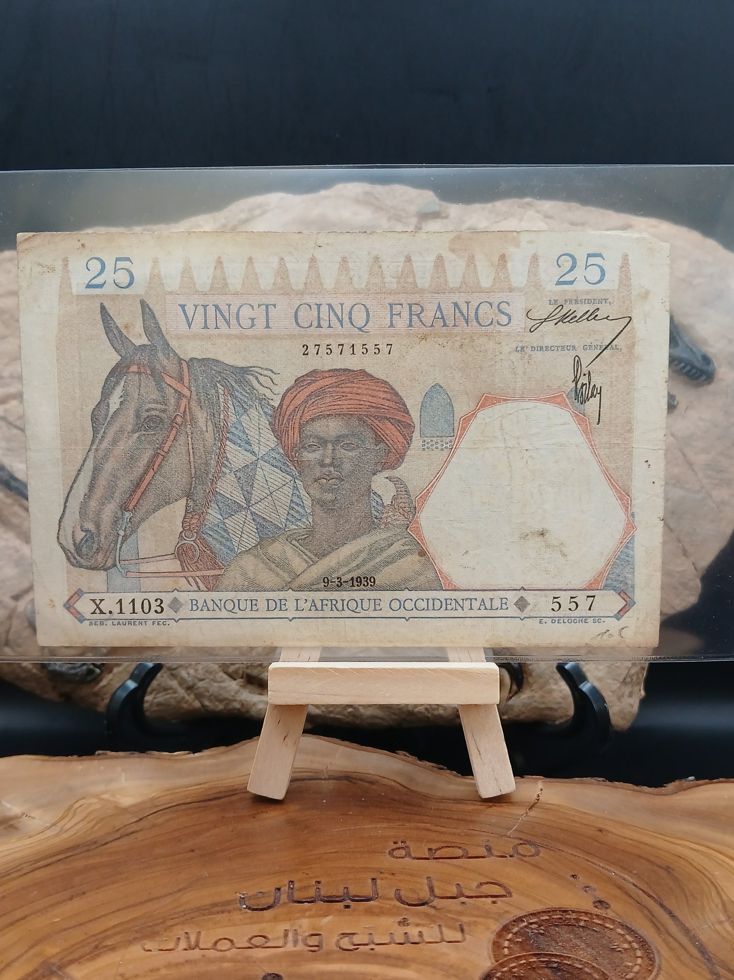 25 Francs . West Africa . 1939