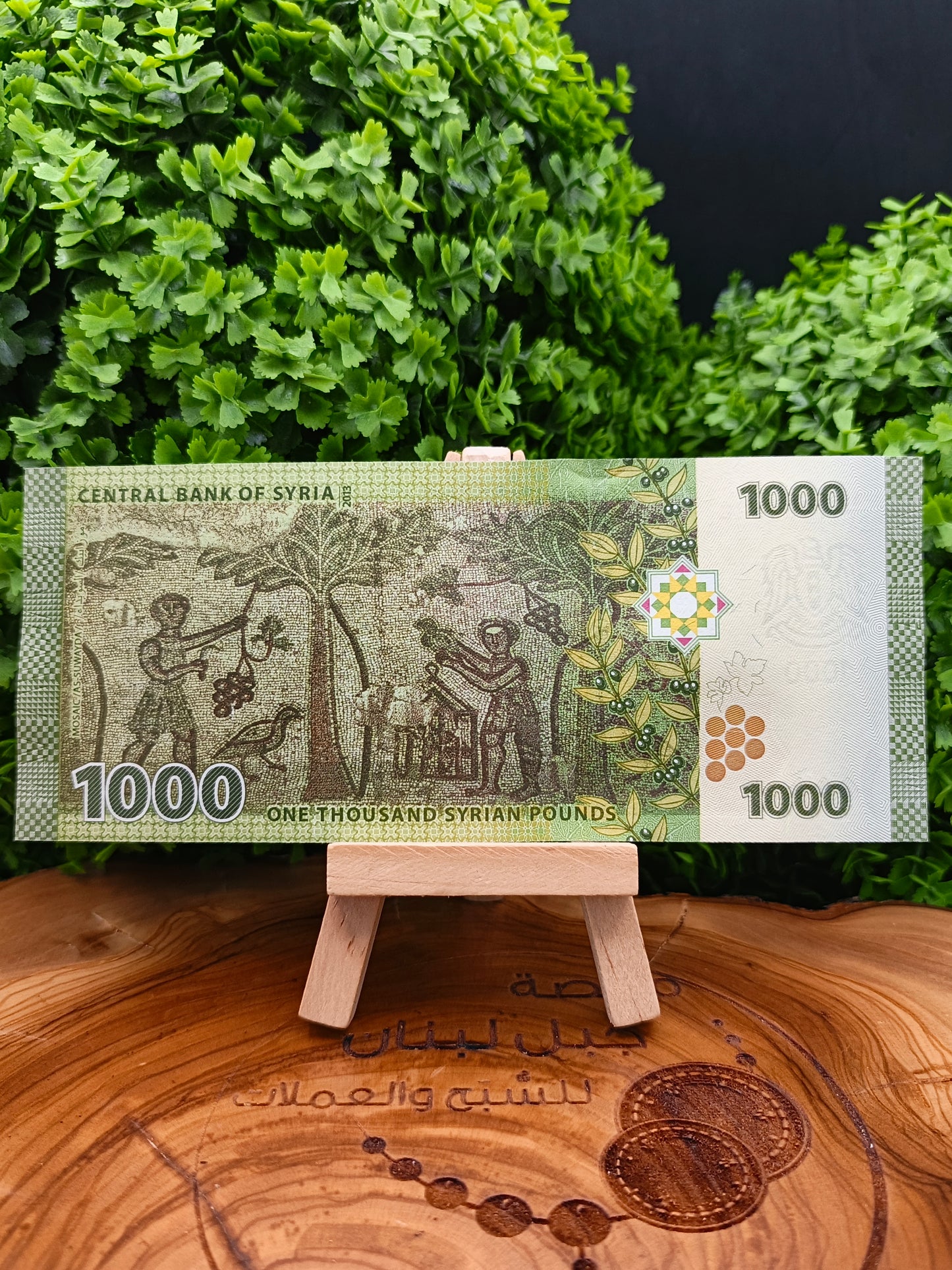 50 - 100 - 200 - 500 - 1000 - 2000 pound . Syria . 2021 ( perfectly matching sequential suffix, with the last two digits of the serial numbers )