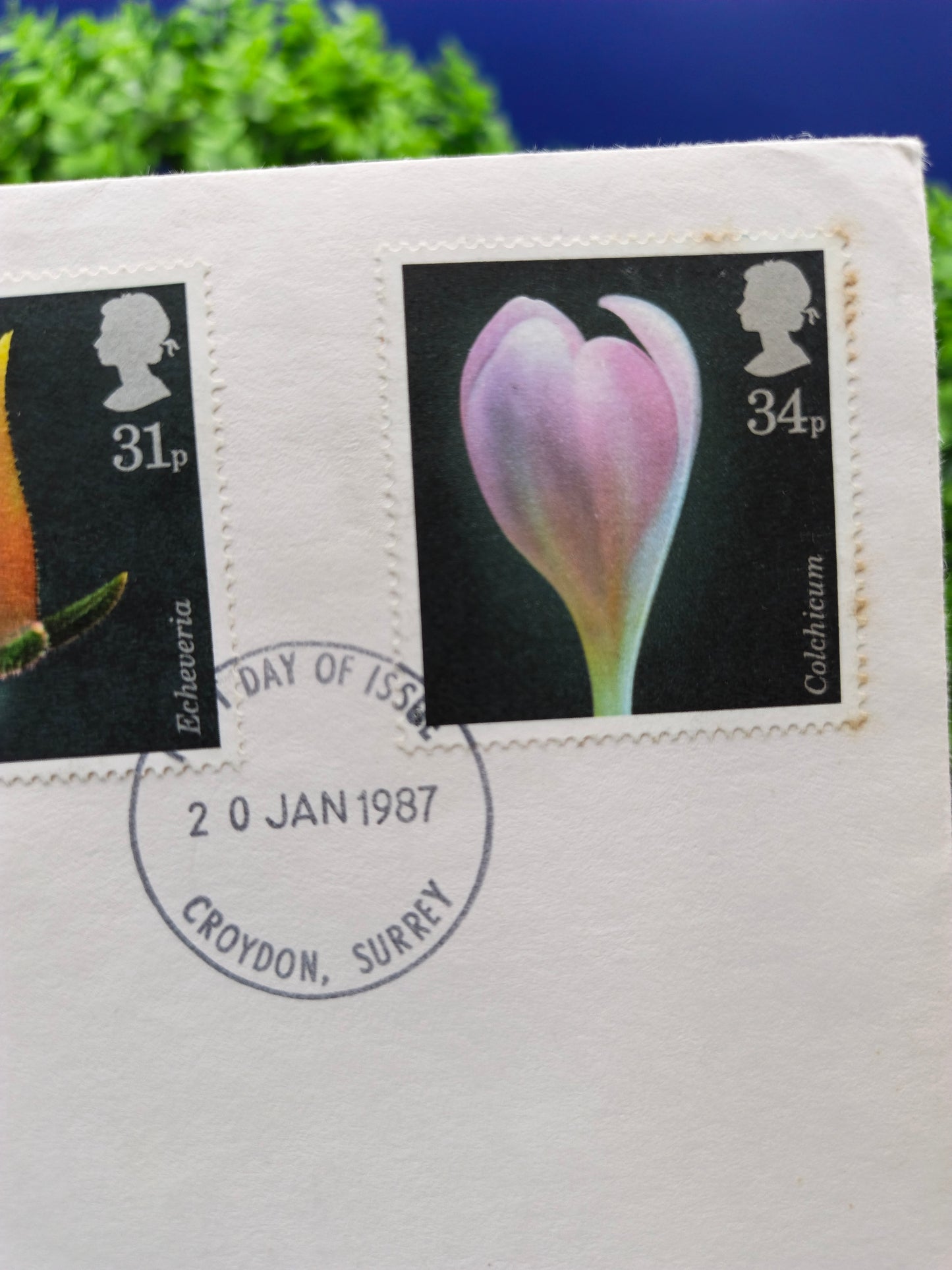 British Royal Mail Collection: 1987 First Day Cover Postmarked in Croydon