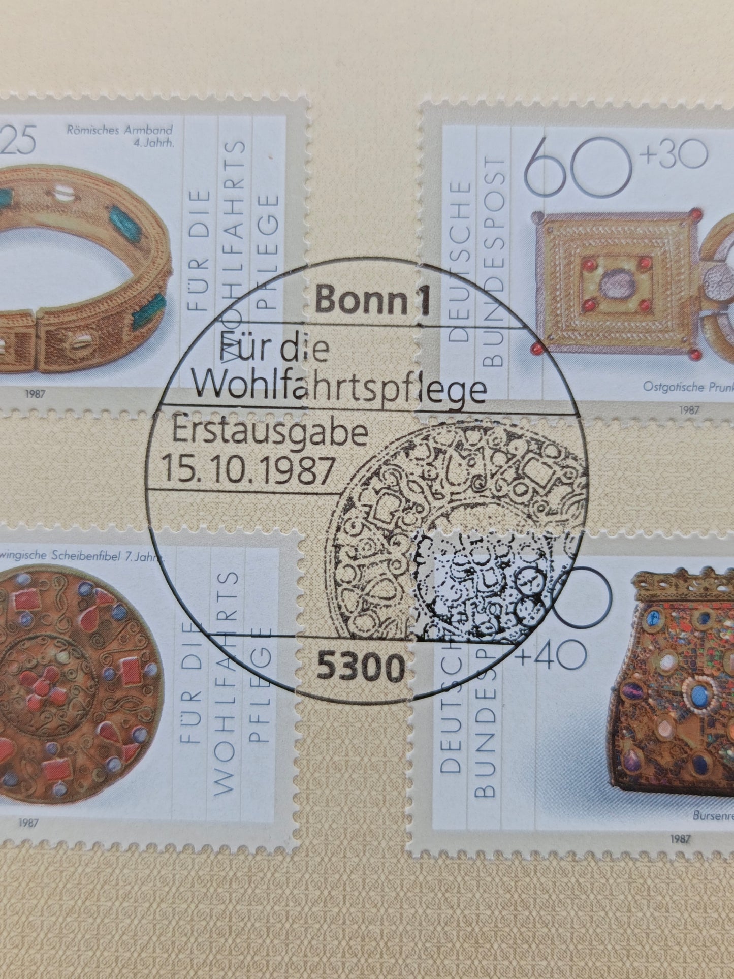 Masterpieces of Gold and Silver: 1987 Welfare Stamps