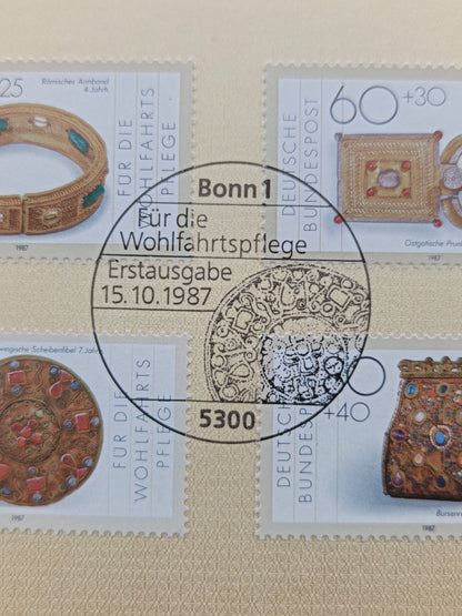 Masterpieces of Gold and Silver: 1987 Welfare Stamps