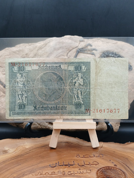 10 Reichsmark . Germany.  1924