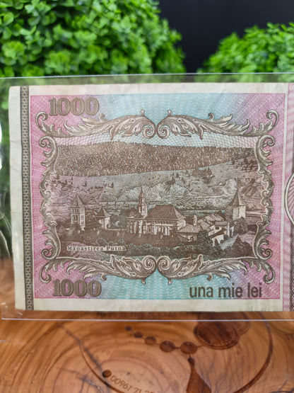1000 lie . Romania. 1991