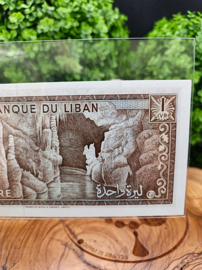 1 lira . lebanon. 1973