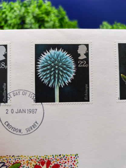British Royal Mail Collection: 1987 First Day Cover Postmarked in Croydon