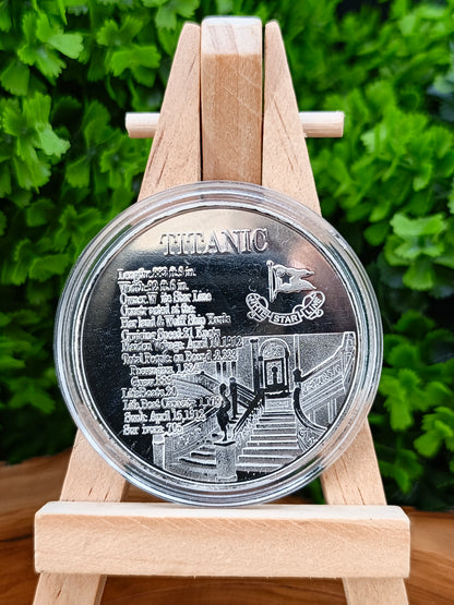 Premium Silver Commemorative Medal of the Legendary Titanic | Special Documentary Edition