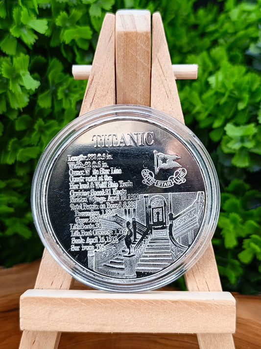 Premium Silver Commemorative Medal of the Legendary Titanic | Special Documentary Edition