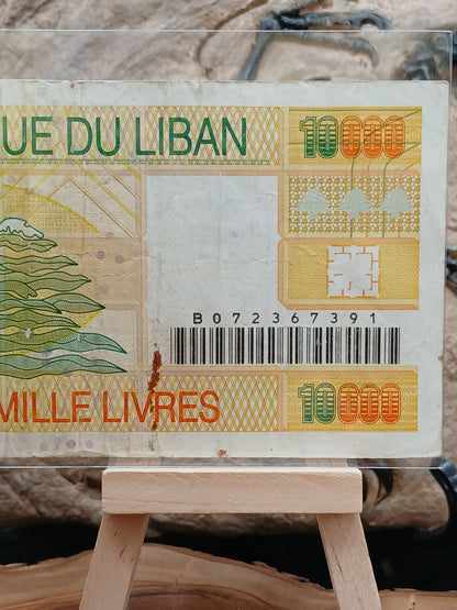 10000 Lebanese lira . 1998