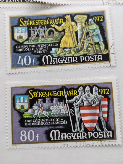 1972 Hungary Millennium of Székesfehérvár Stamp Set