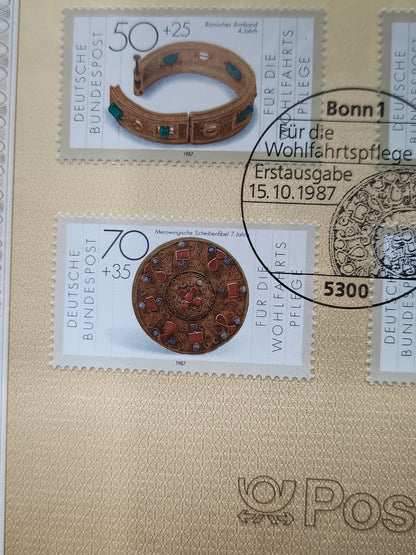 Masterpieces of Gold and Silver: 1987 Welfare Stamps