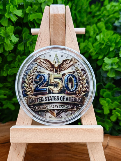 Unofficial commemorative issue marking America's 250th Independence Day 1776–2026