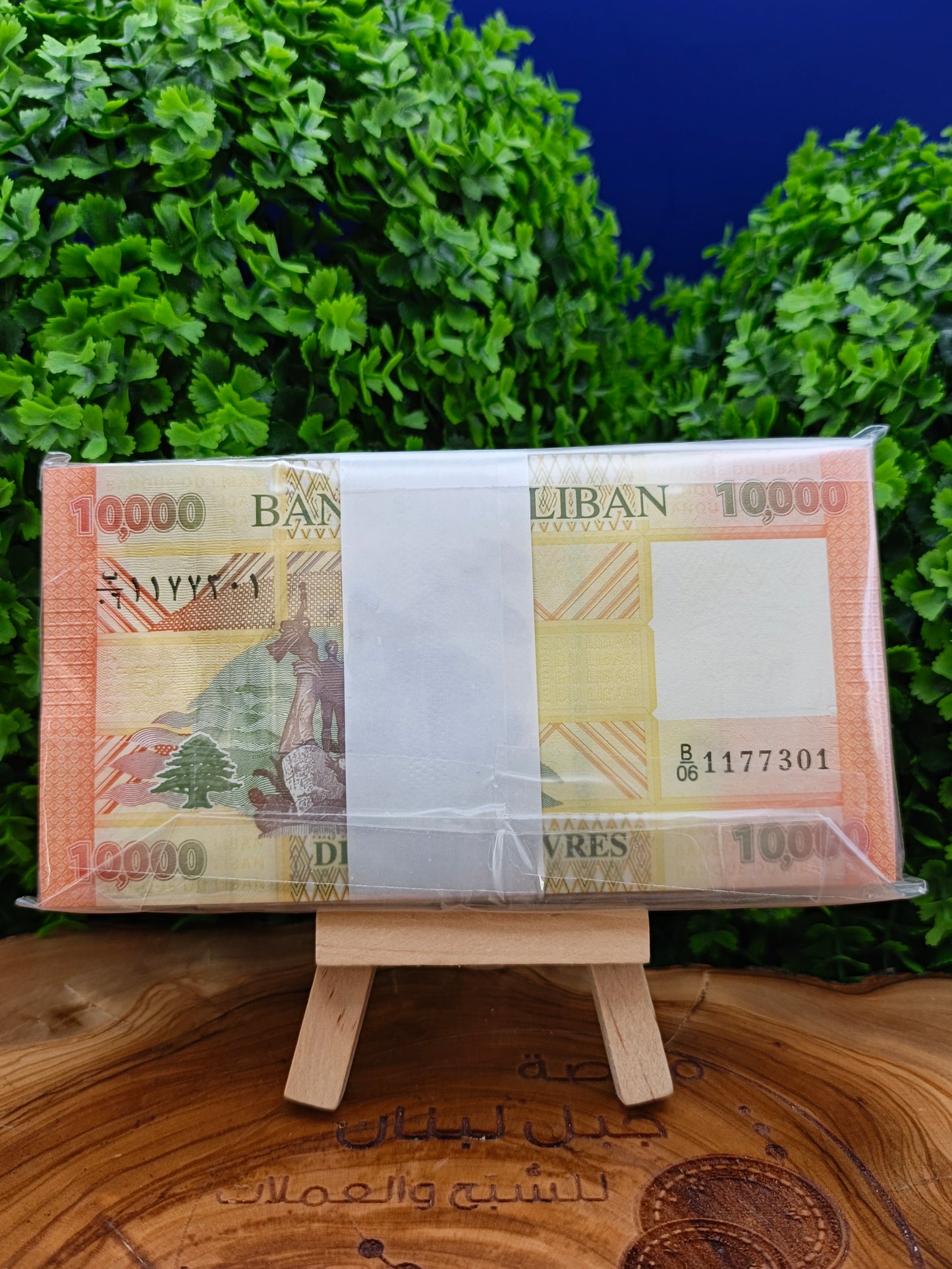 10000 lira bundle. lebanon . 2014