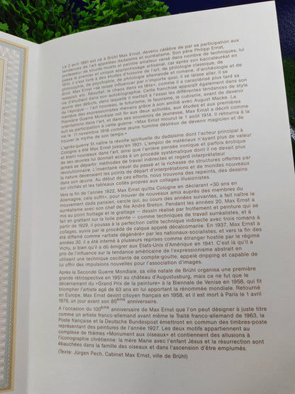 The Max Ernst Centenary Joint Issue
