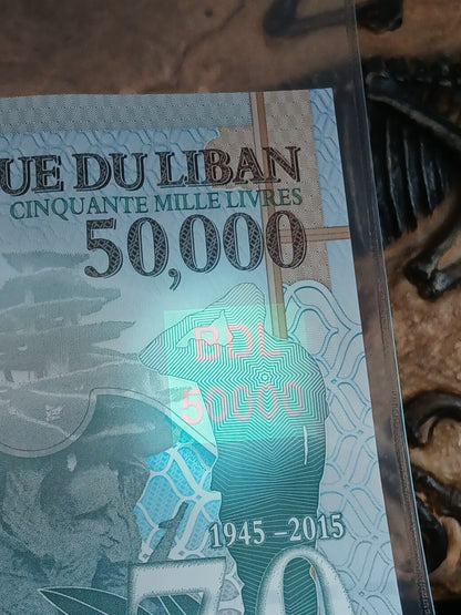 50,000 Lebanese lira.  2015