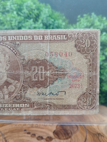 20 Cruzeiros . brazil 1962