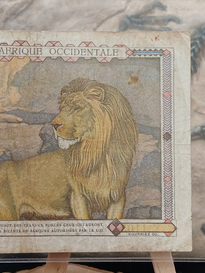 25 Francs . West Africa . 1939