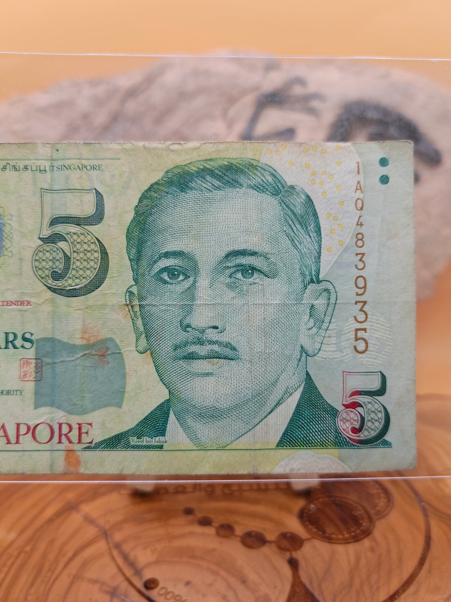 5 dollars . Singapore 2007