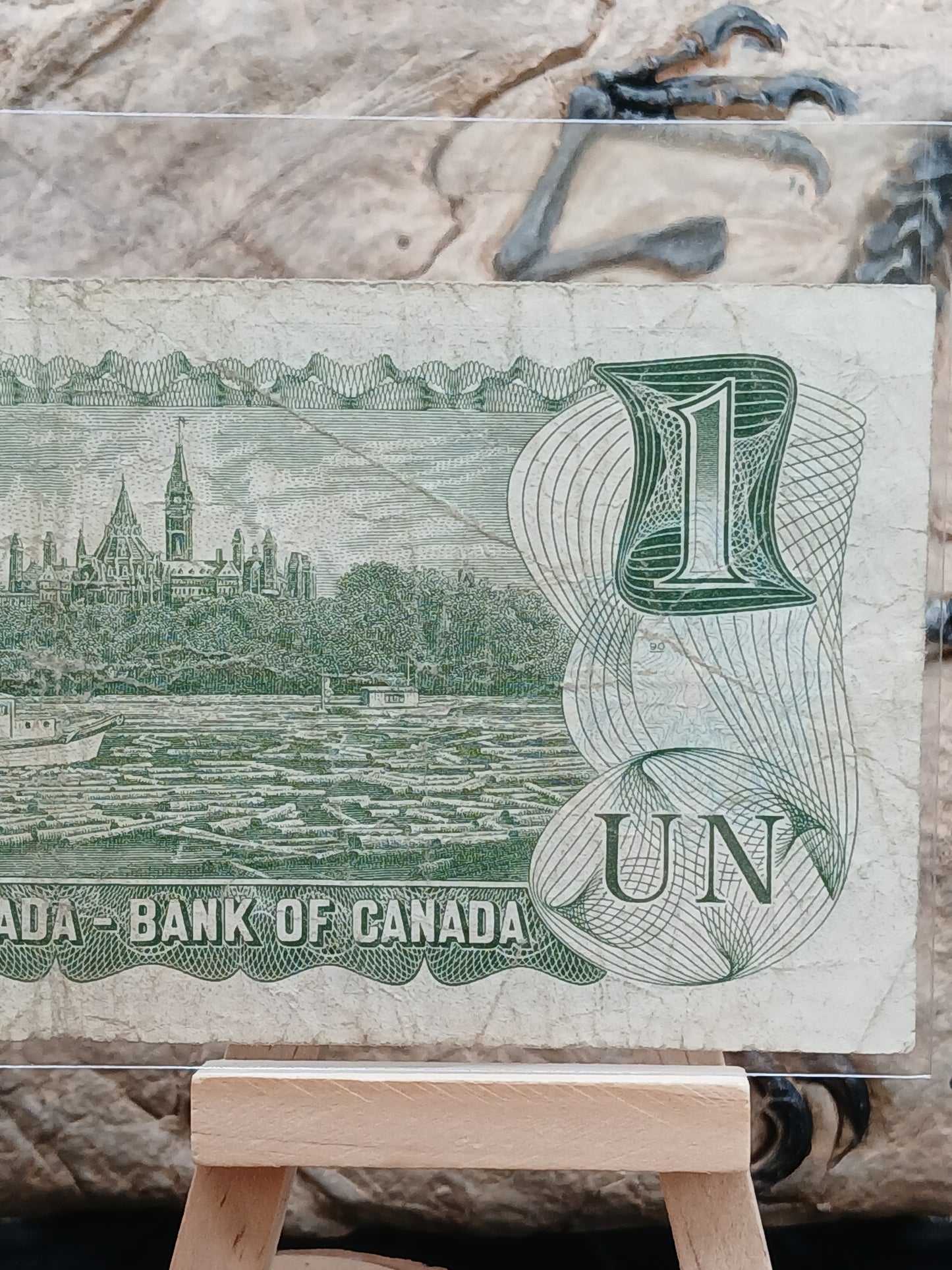 1 dollar . Canada.  1973