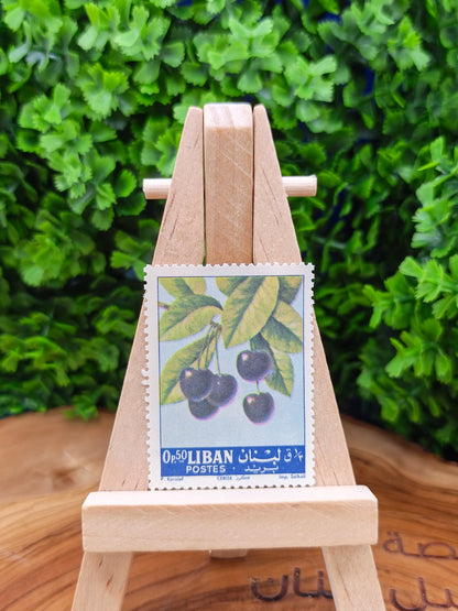 Collection of 10 Vintage Lebanese Postage Stamps