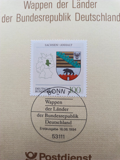 Heraldry of the Federal Republic: Saxony-Anhalt