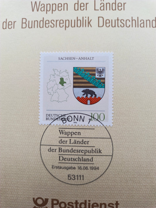 Heraldry of the Federal Republic: Saxony-Anhalt
