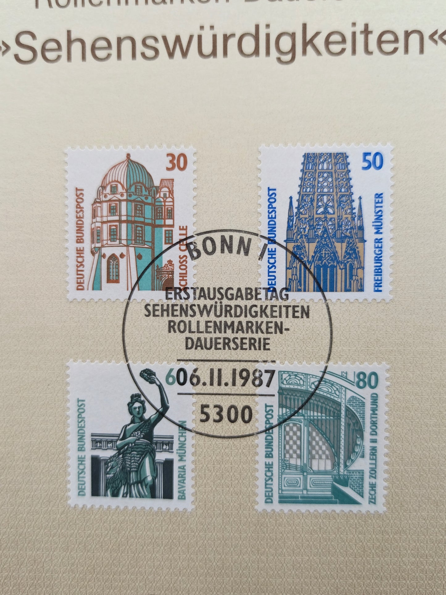 Architectural Landmarks: "Sehenswürdigkeiten" 1987 Definitive Series