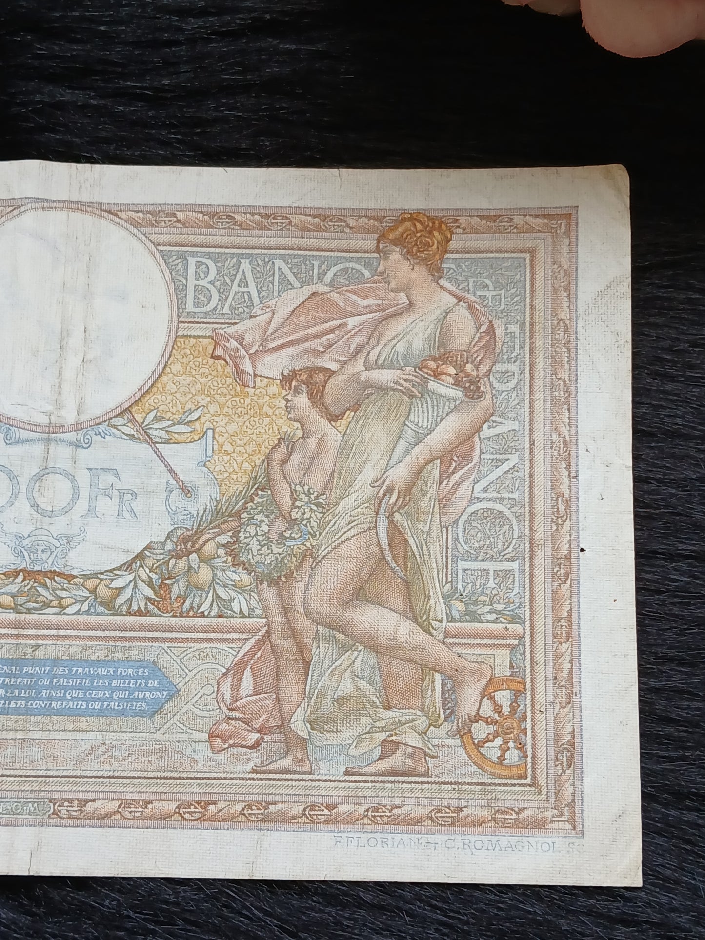 100 cent francs . France.  1938