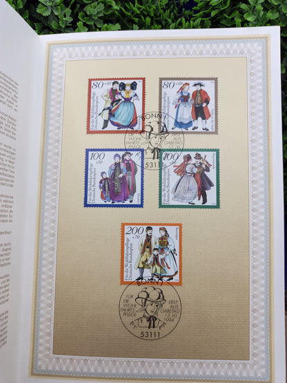 Traditional Attire: 1994 Welfare Welfare Stamps