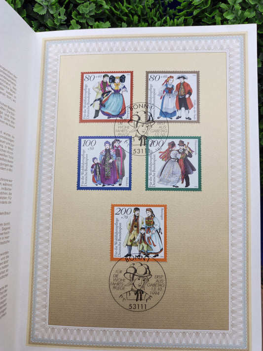 Traditional Attire: 1994 Welfare Welfare Stamps
