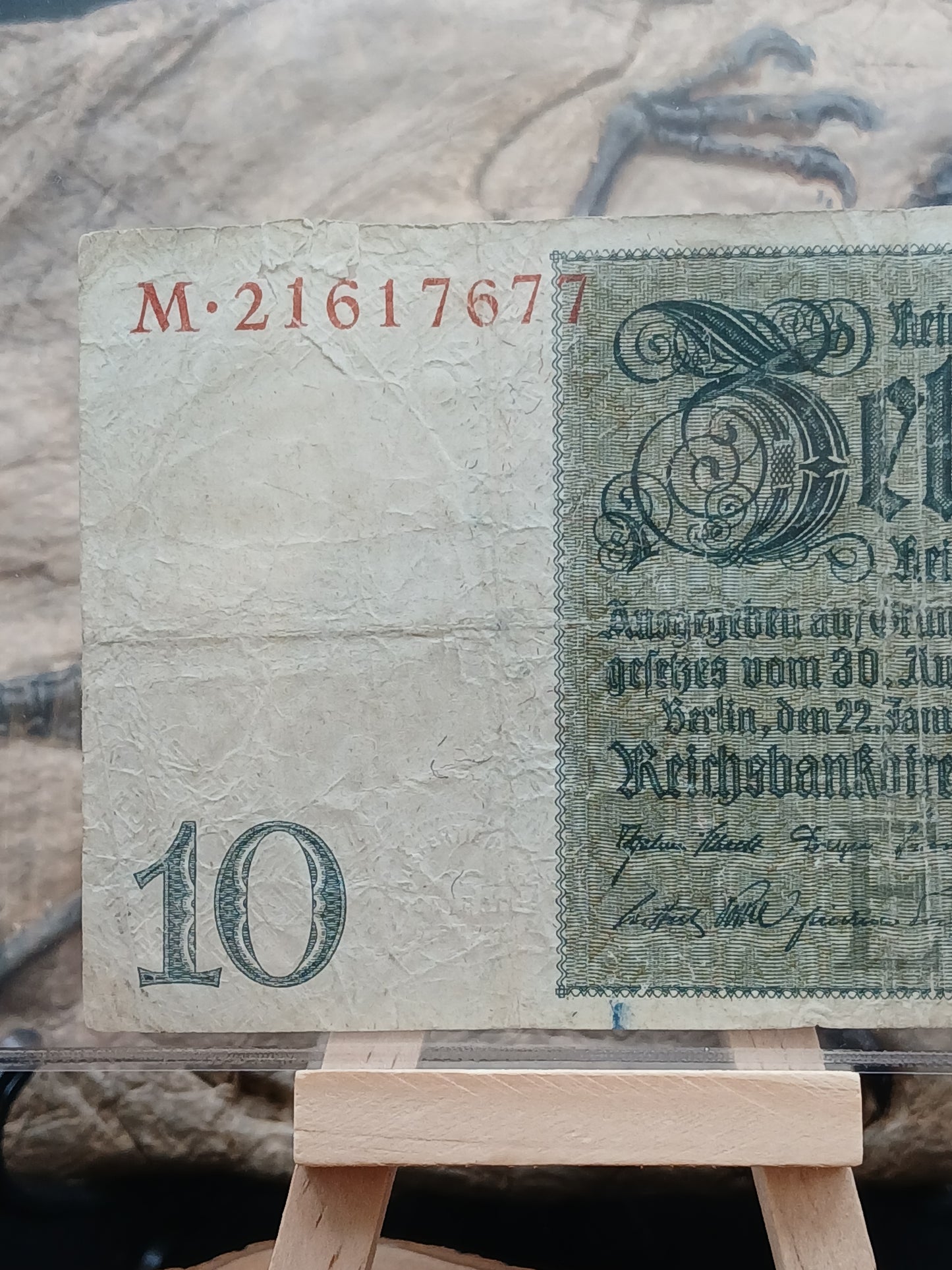 10 Reichsmark . Germany.  1924