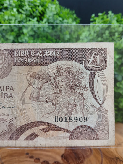 1 lira . Cyprus 1985