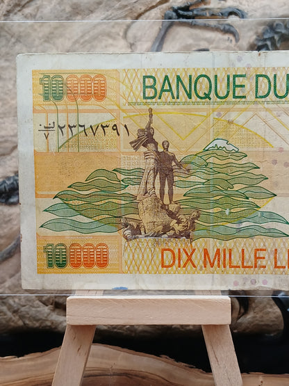 10000 Lebanese lira . 1998