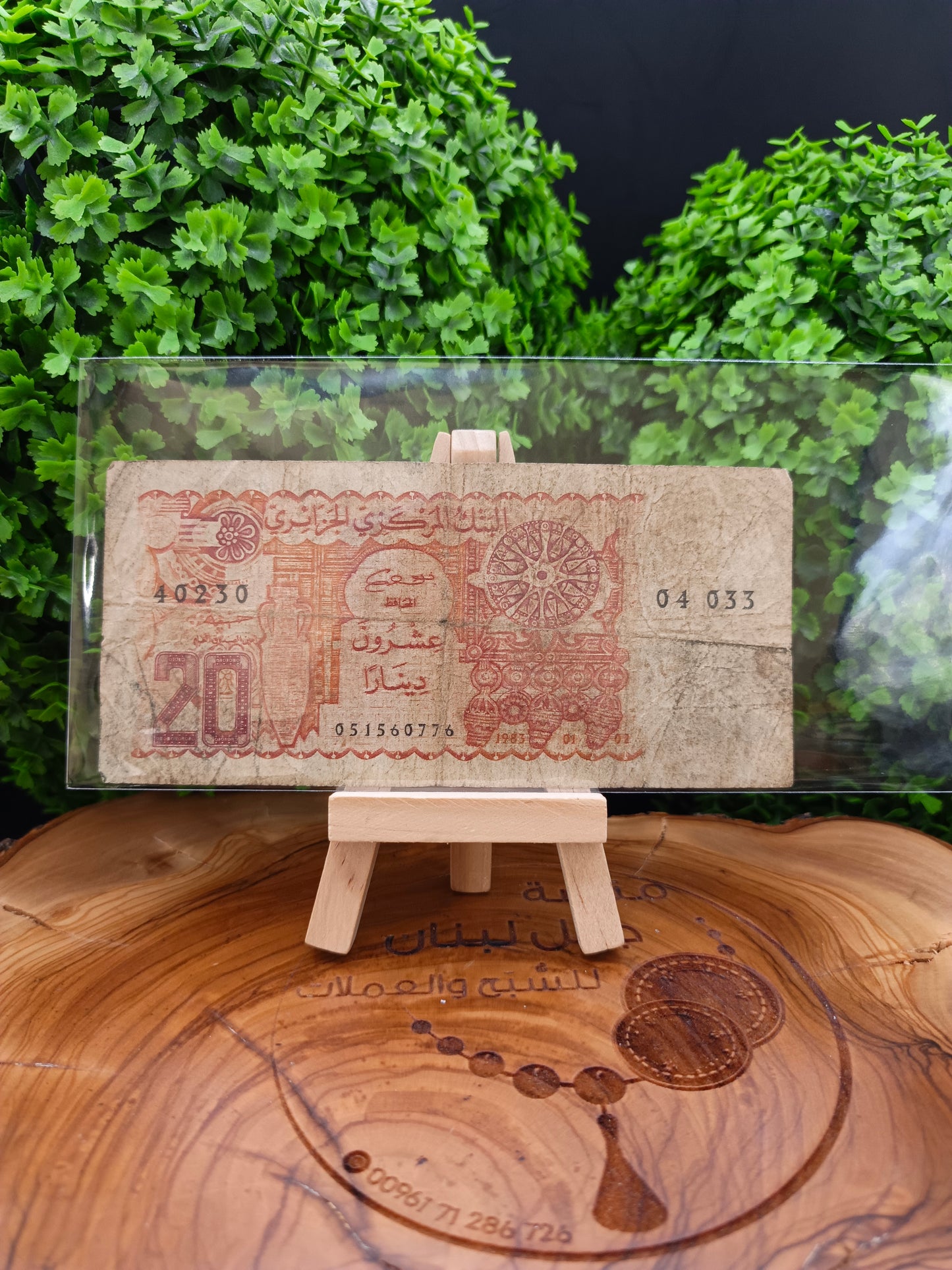 20 dinars . Algeria 1986