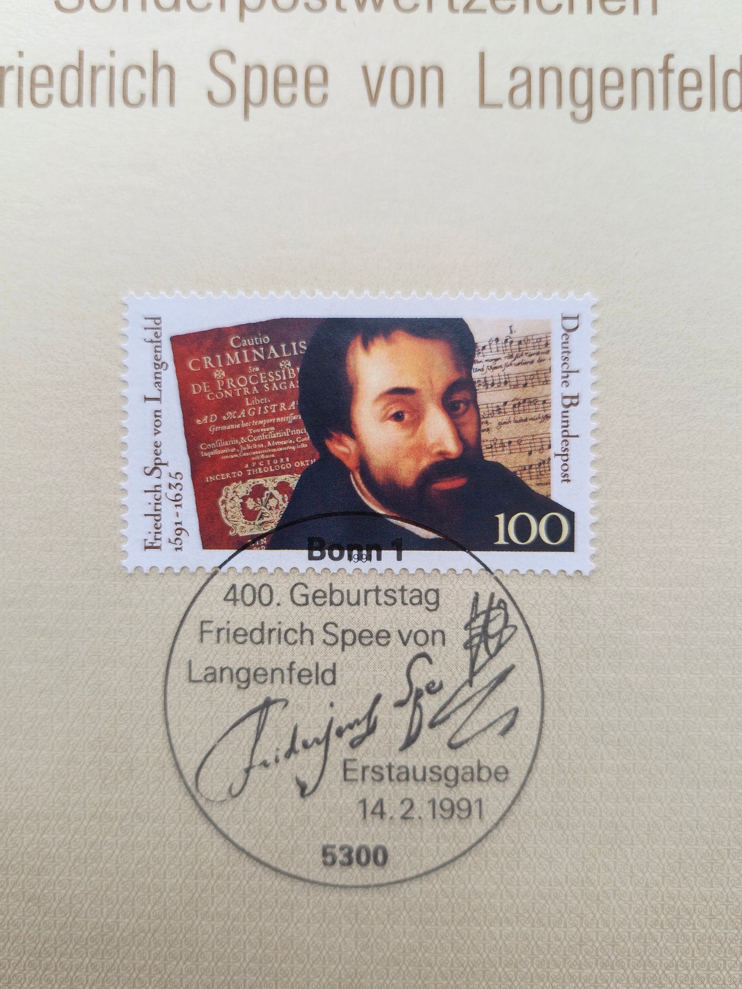 A Voice Against Injustice: The Friedrich Spee von Langenfeld Centenary