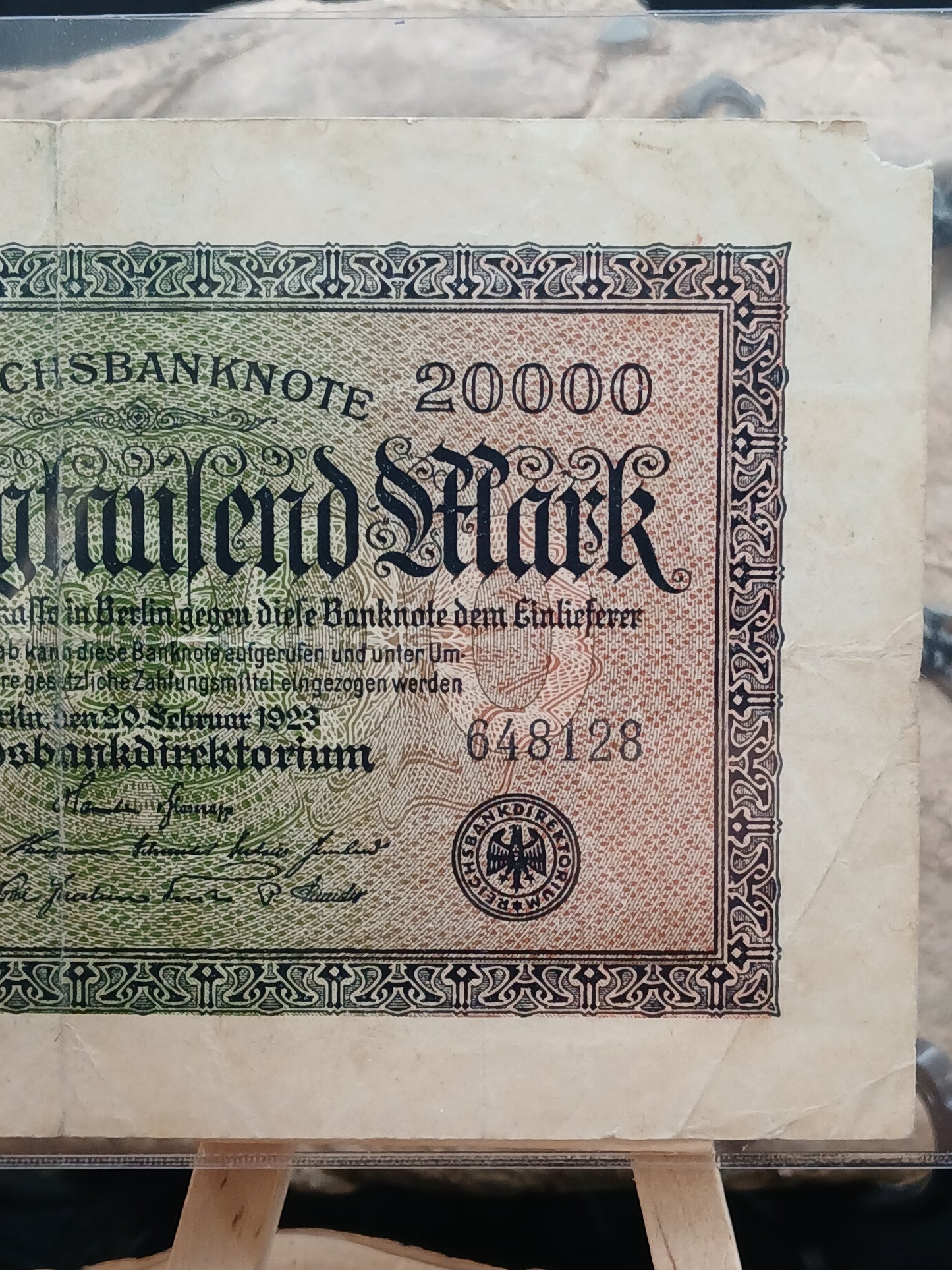20,000 Mark.  Germany . 1923