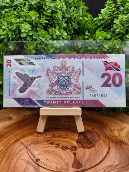 20 dollars . Trinidad and Tobago . 2020
