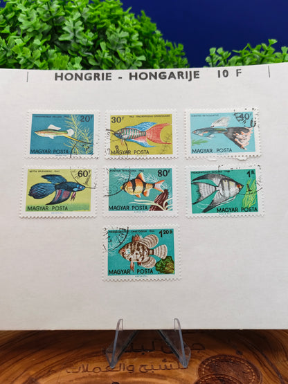 1962 Hungary Tropical Aquarium Fish Stamp Set