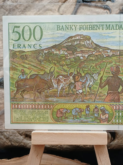 500 Madagascars francs . 1994