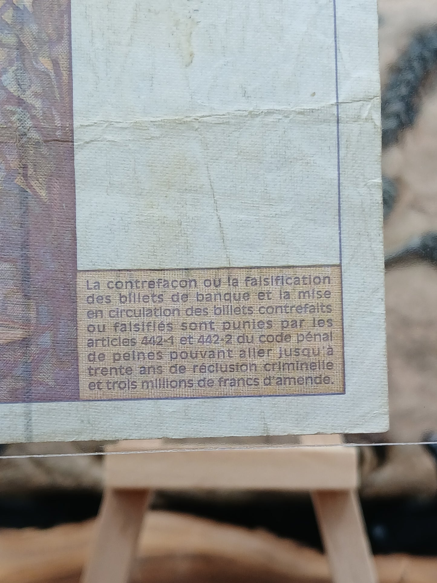 20 francs.  France.  1997