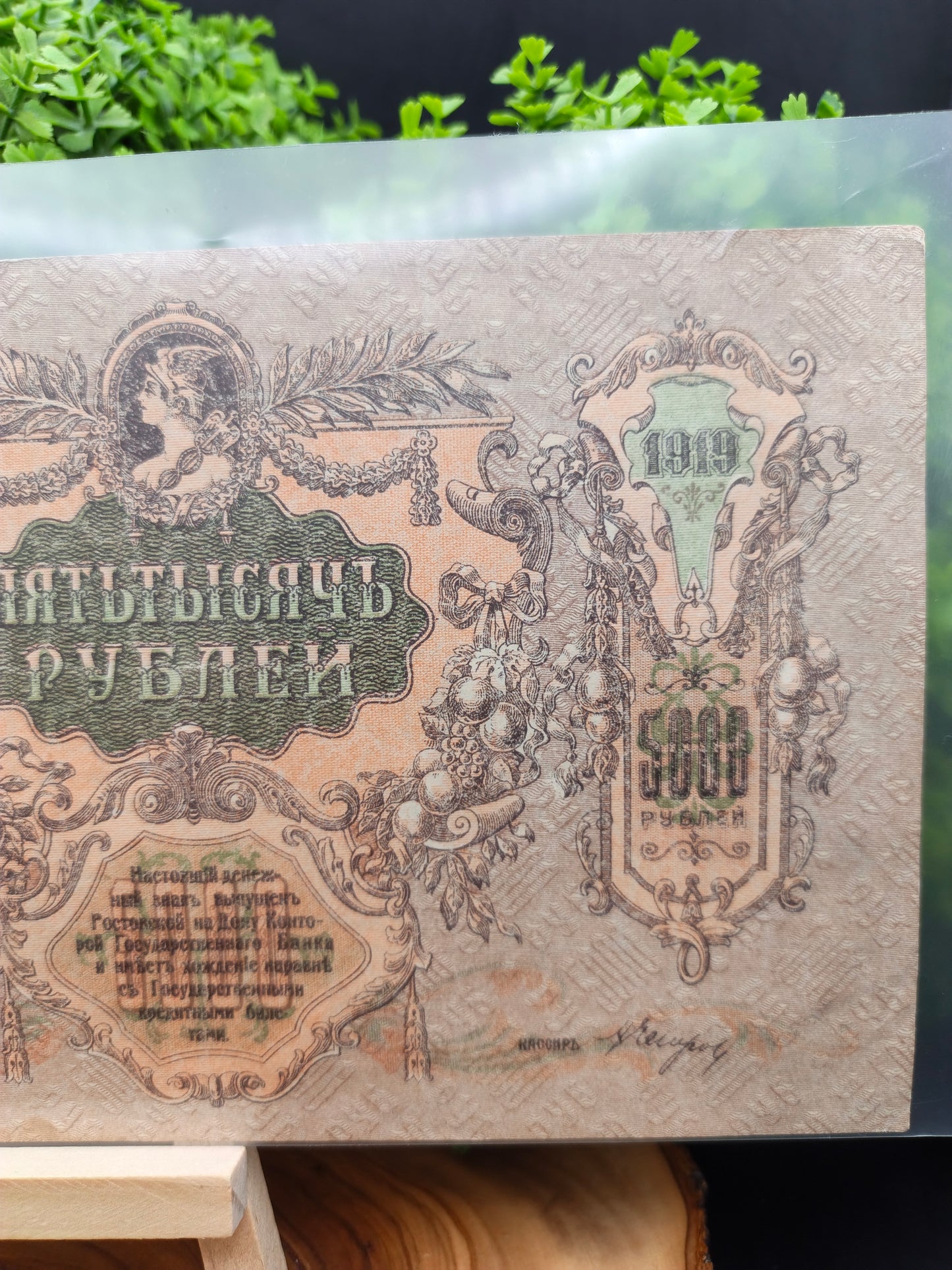5000 rubles . Russia . 1919