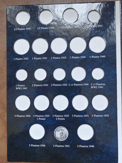 Lebanese coin collection 1924-2018