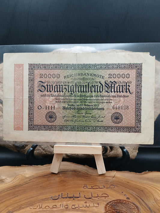 20,000 Mark.  Germany . 1923