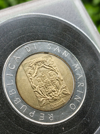 500 Lire . San Marino . 1988
