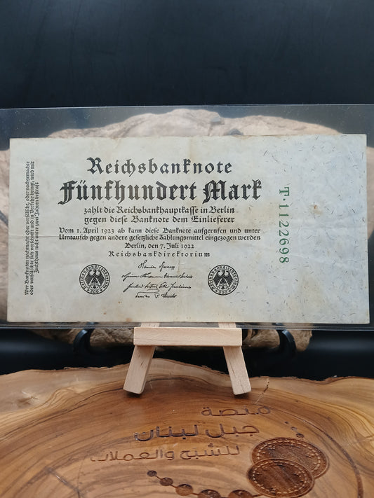 500 Mark . Germany.  1922