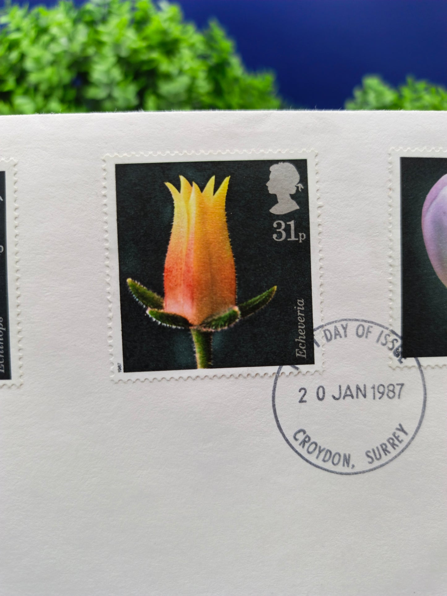 British Royal Mail Collection: 1987 First Day Cover Postmarked in Croydon