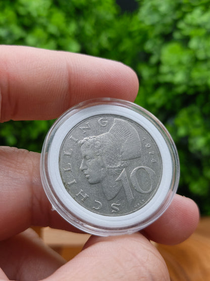 10 shilling . Austria . 1974